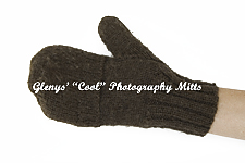 Convertible mitten with fingers covered.