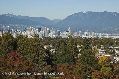 View of Vancouver from QE park