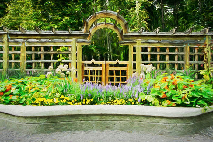 The Herb Garden in Alaska Botanical Garden, Anchorage