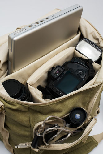 Camera backpack canvas.