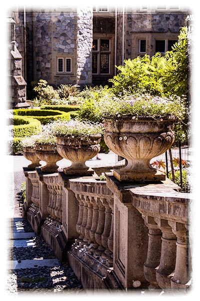 Garden Walk Approach to Hatley Castle