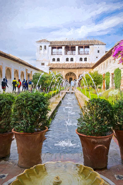 Gardens Generalife - AlHambra, Granada