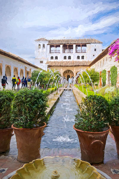 Gardens Generalife - AlHambra, Granada