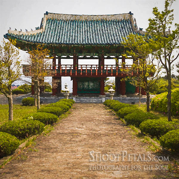 Pavilion and Gardens at Cheongyeon Waterfalls